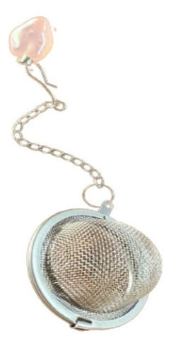 Infusor Aço Inoxidável - Esfera De Travamento 4,5 Com Pedra