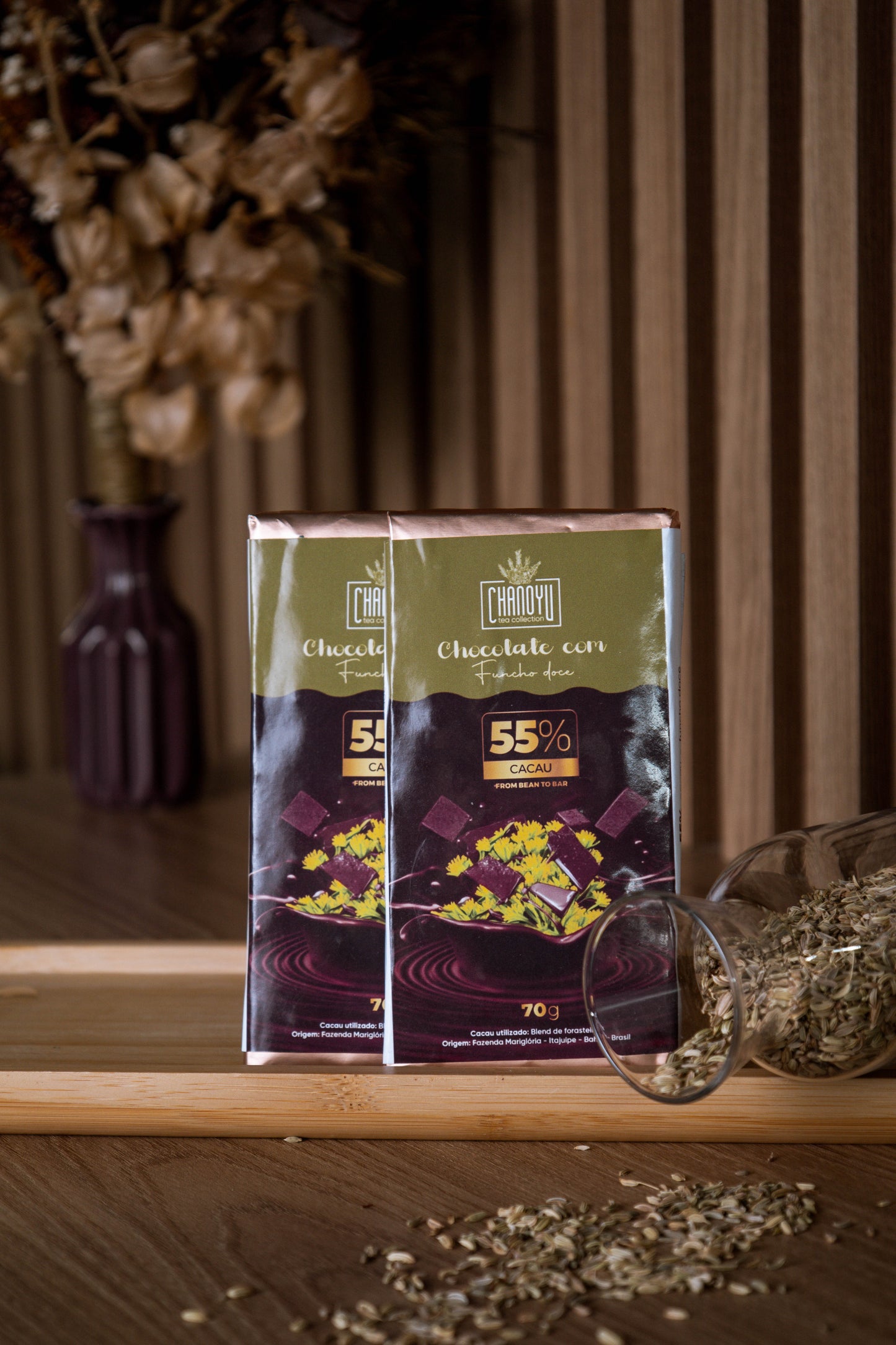 Chocolate funcho doce - 55% Cacau
