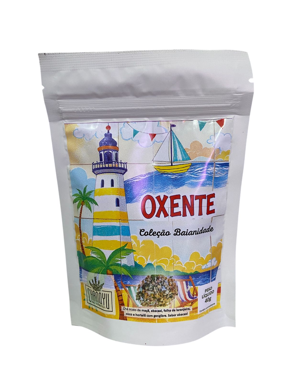 Oxente refil - Chá misto de maçã, abacaxi, coco e hortelã