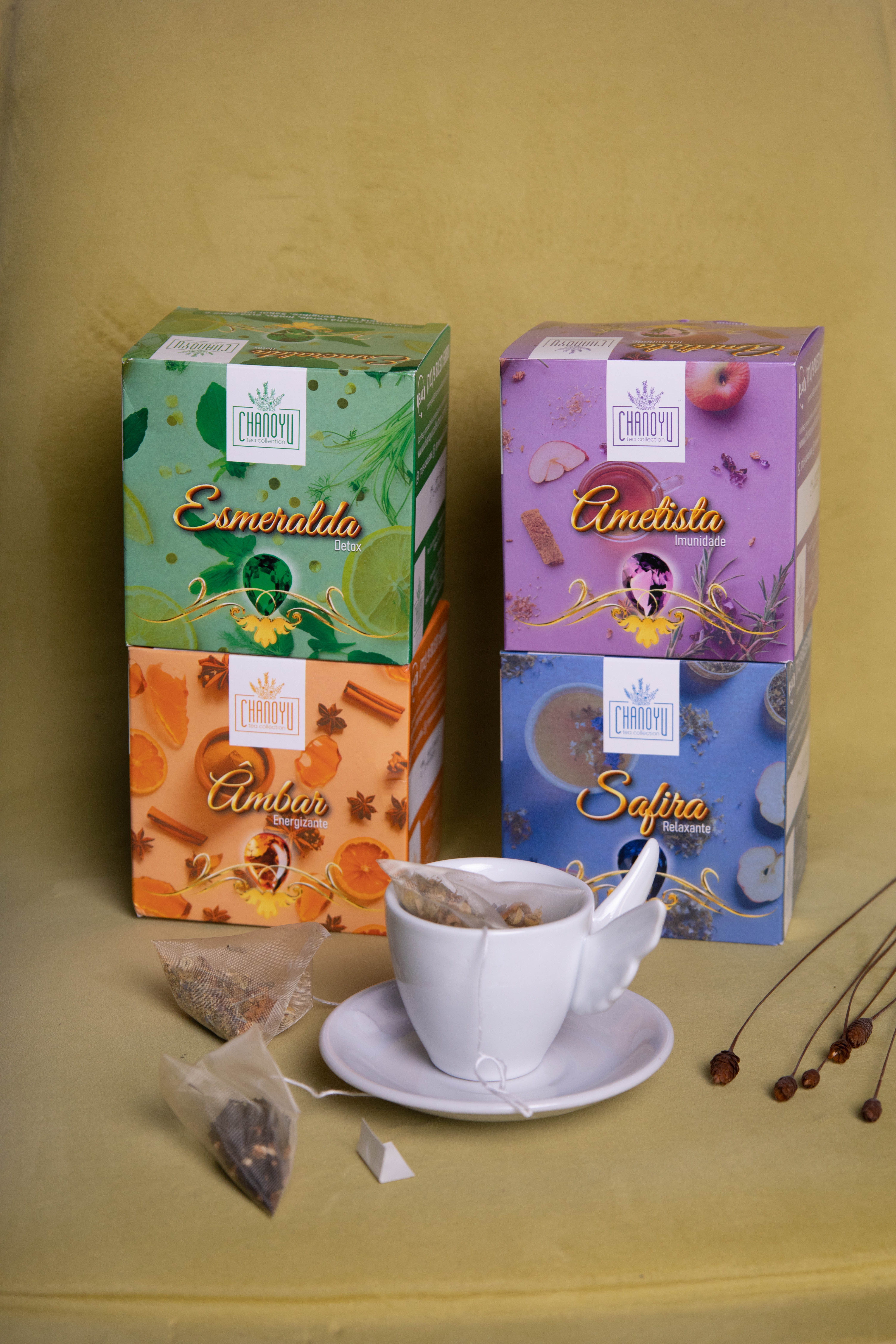 Kit Equilíbrio Total 4 blends Joias da Terra