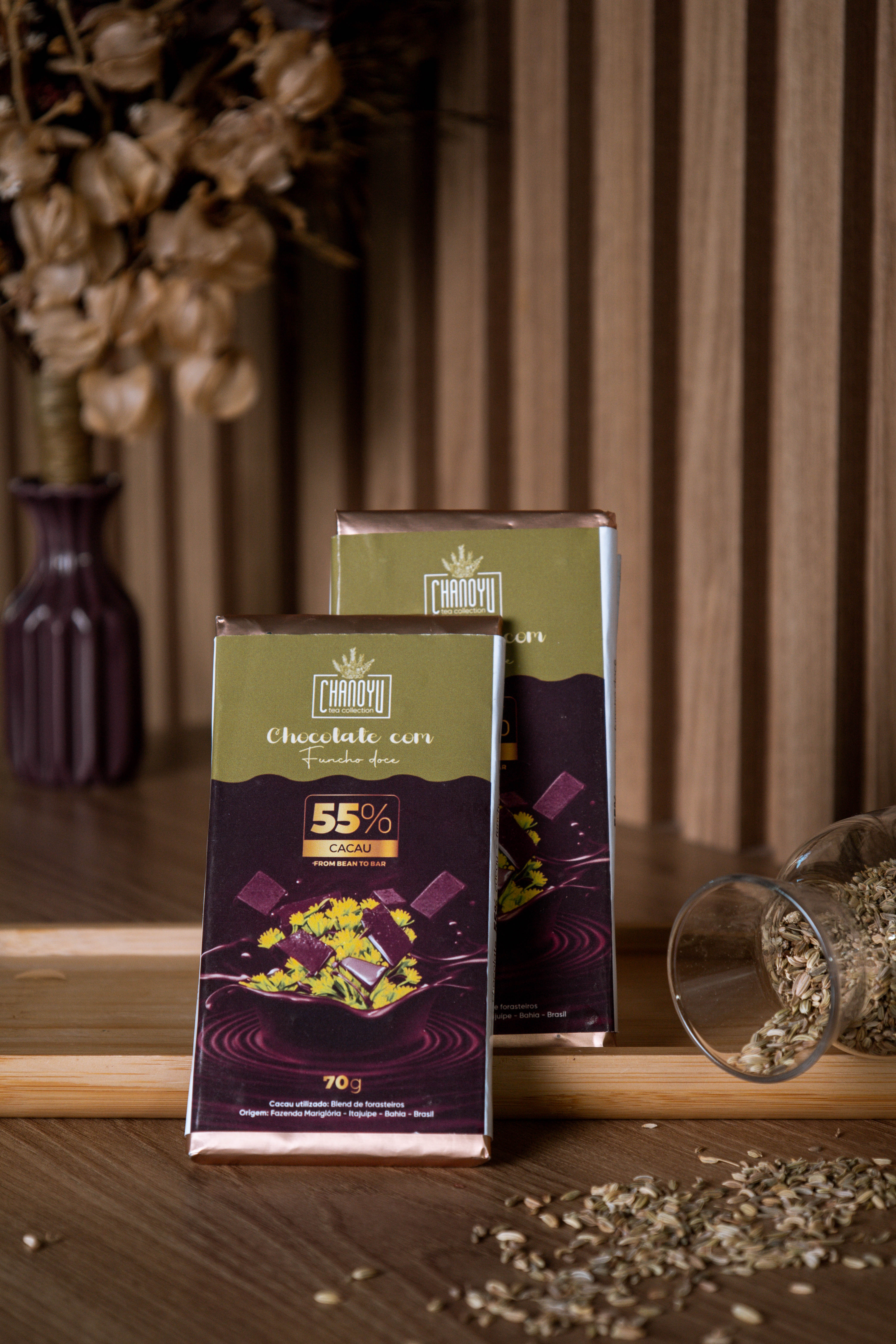 Chocolate com o toque da erva-doce 60g