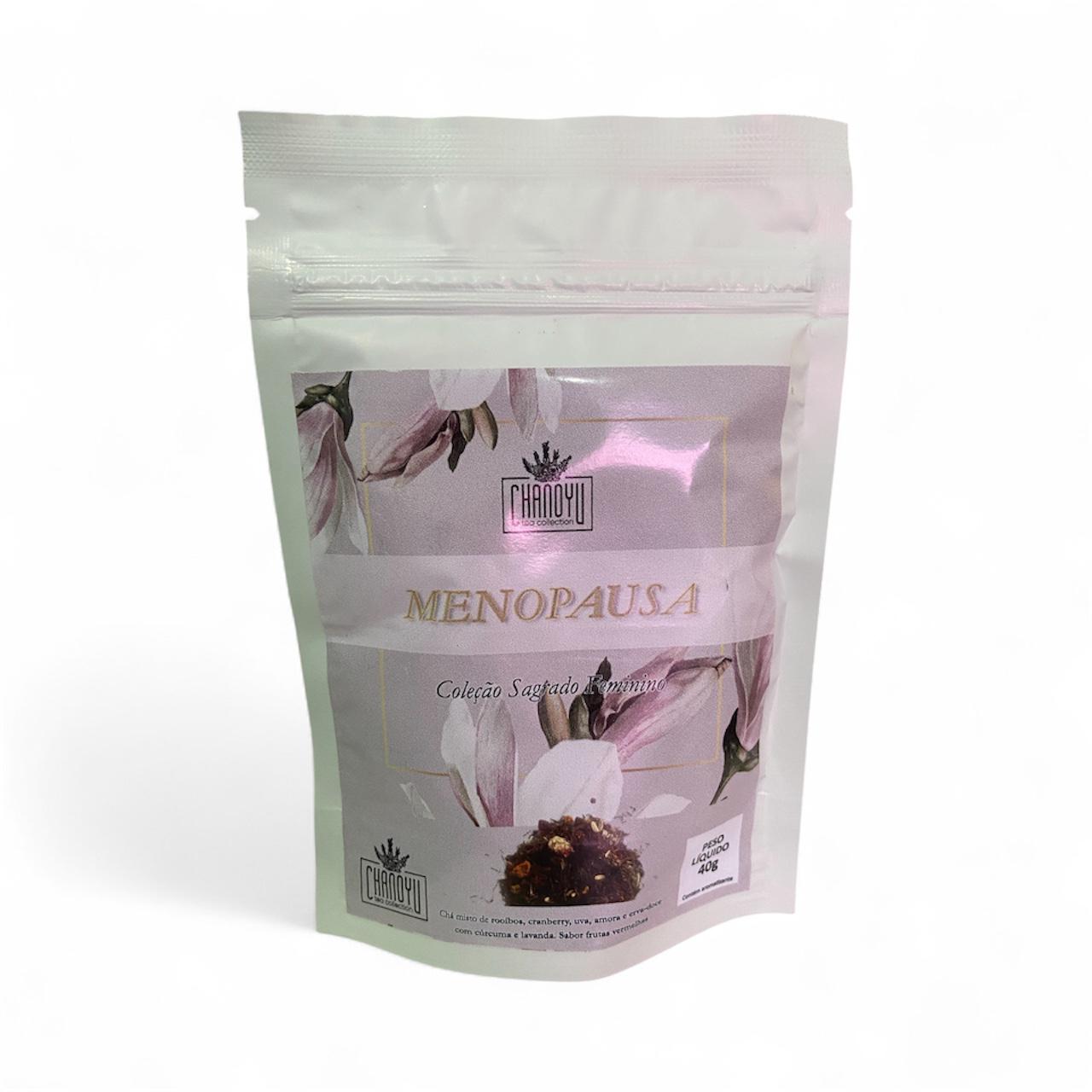 Menopausa refil - chá misto de rooibos, cranberry, uva 40g